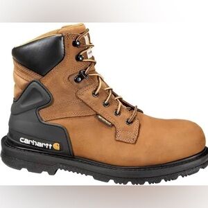 Men’s 6-INCH WATERPROOF STEAL TOE WORK BOOT Size 9